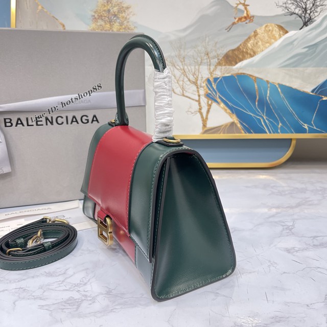 Balenciaga專櫃爆款Hourglass沙漏包手提女包 巴黎世家原廠正品級別聯名沙漏 fyj1529